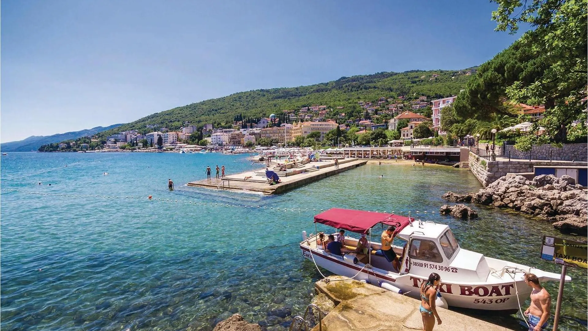 Awesome Apartment In Novi Vinodolski With House Sea View